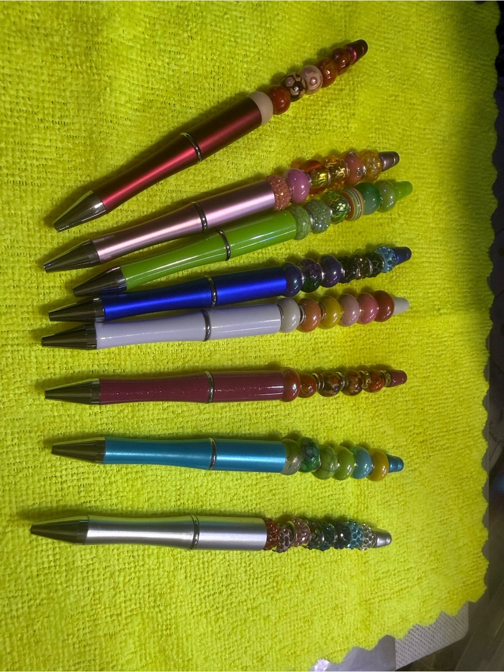 Assorted Decorative Beaded Pens - Multicolor